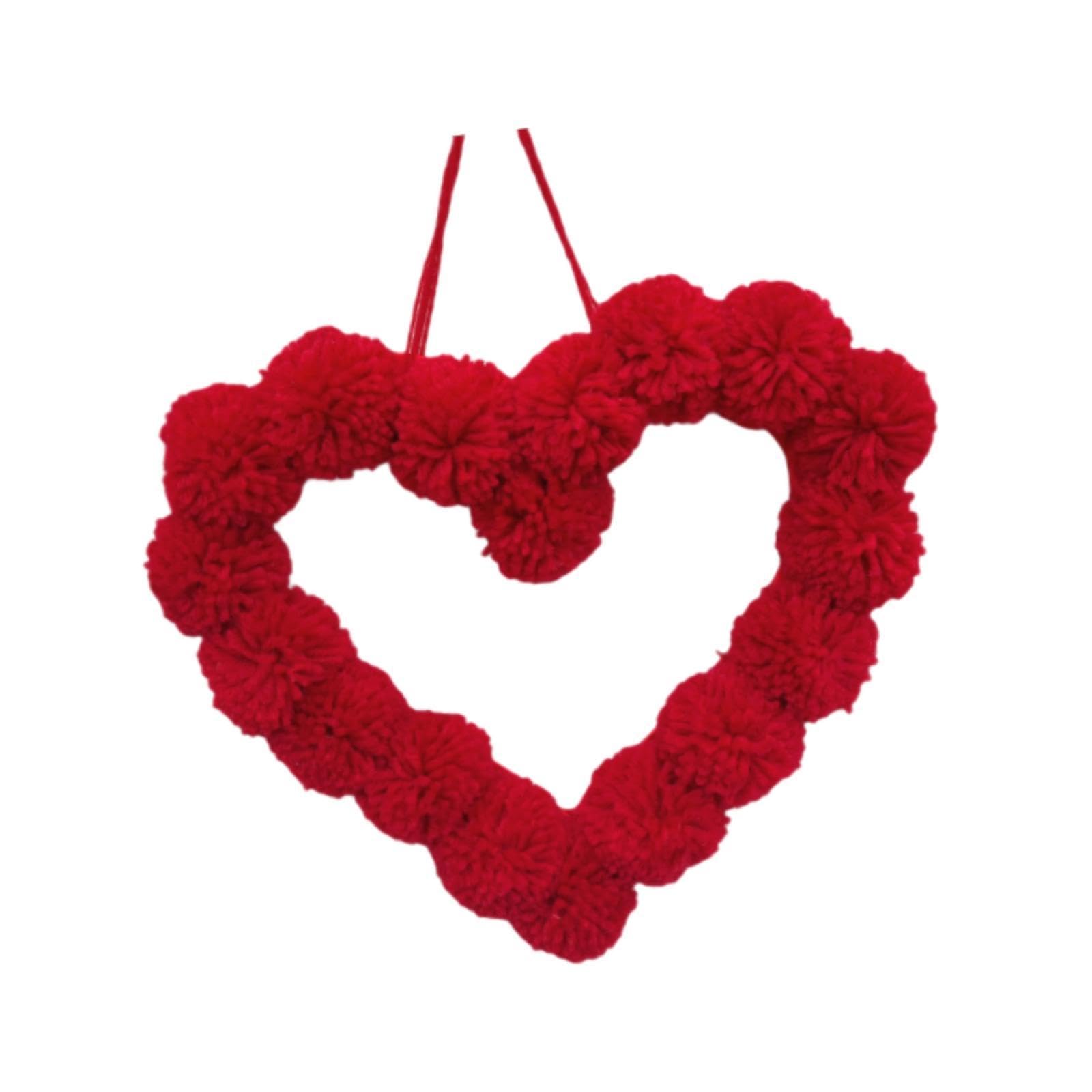 SECRET DESIRE Creations Valentine's Day Wreath Colorful Event Props for Outdoor Walls Birthday Party Red|Home Decor|Figurines