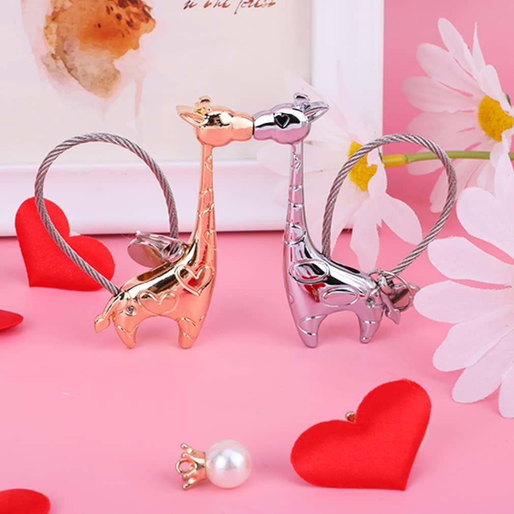 iSuperb 1 Pair Fantastic Kissing Elephants Couple Keychains Valentine Gift Love Token 0.98 image 3
