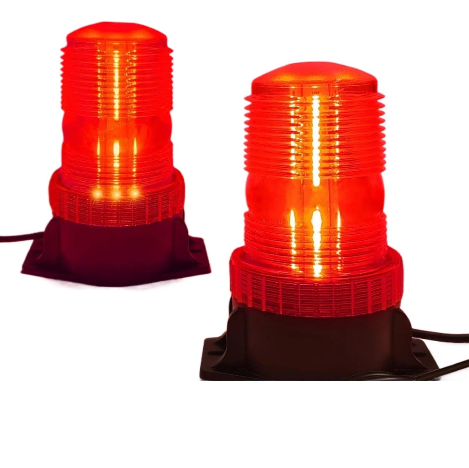 1 sztuka 12-24 V 48 V 60 V 80 V 30 LED High Power ostrzeżenie awaryjne Flash stroboskop światło do samochodów ciężarowych, autobusów, bursztynu, niebieskiego, czerwonego (czerwony)