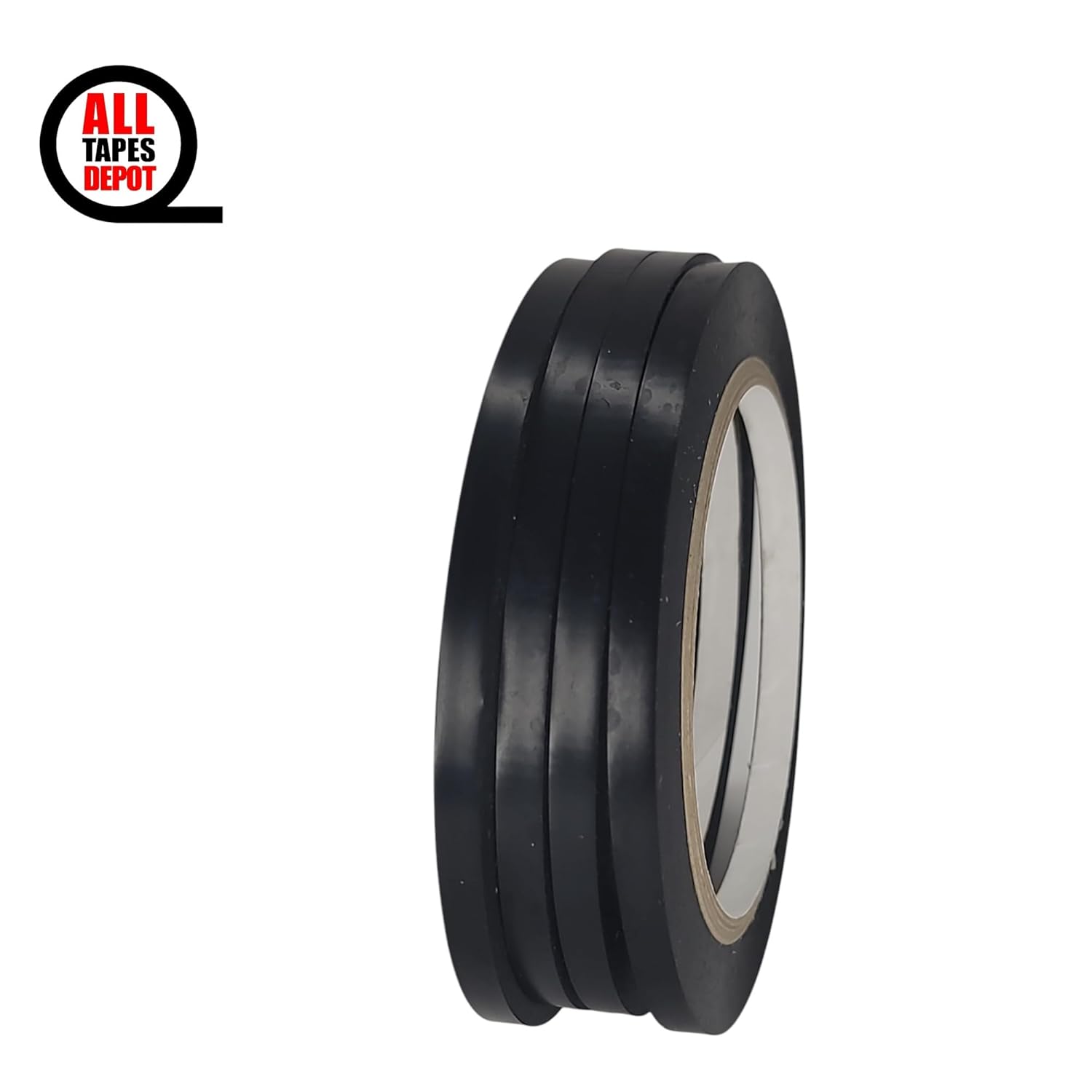Black Vinyl Pinstriping Tape,1/4 inch x 36 Yards – Ideal for Pickleball Court Lines, Floor Marking, Crafts, Boats, Vehicles, and More