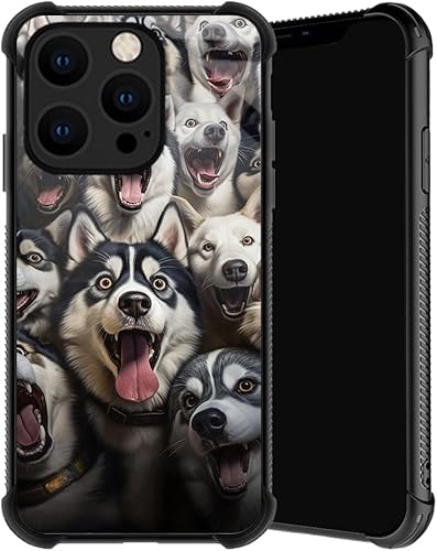 Miniatura 25 de Funda compatible con iPhone 14 Pro Max, funda de teléfono con gato aeroespacial para hombres y mujeres, marco de rosca antideslizante de TPU suave