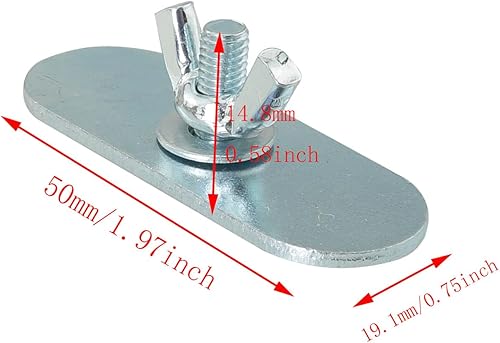 Miniatura 2 de Kit de 6 tornillos en forma de mariposa para ventana de CA, kit de sellado de ventana de aire acondicionado portátil, kit de ventana deslizante