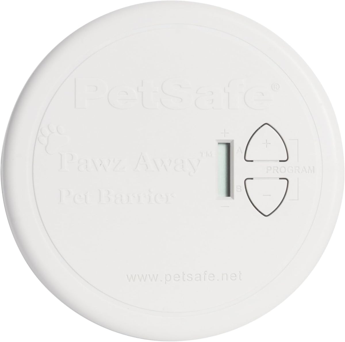 PetSafe Pawz Away Extra Indoor Pet Barrier Transmitter - Teaches Boundaries Indoors - Wireless Fence Signal - Compatible with Pawz Away Receiver Collars - Battery-Powered Training Device | Base Unit Only, Replacement, Extra, Add-A-Barrier, Expand Pawz Away System Up To 6 Ft Radius (12 Ft Diameter), Static