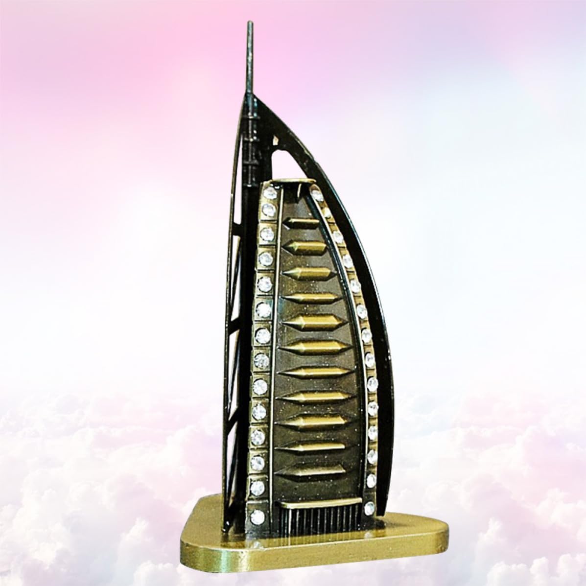 Retro Zinc Alloy Sailboat Hotel Decor Souvenir Ornament for Home Decor and Wedding Desktop Display, Creative Unique Nautical Theme Collectible Gift