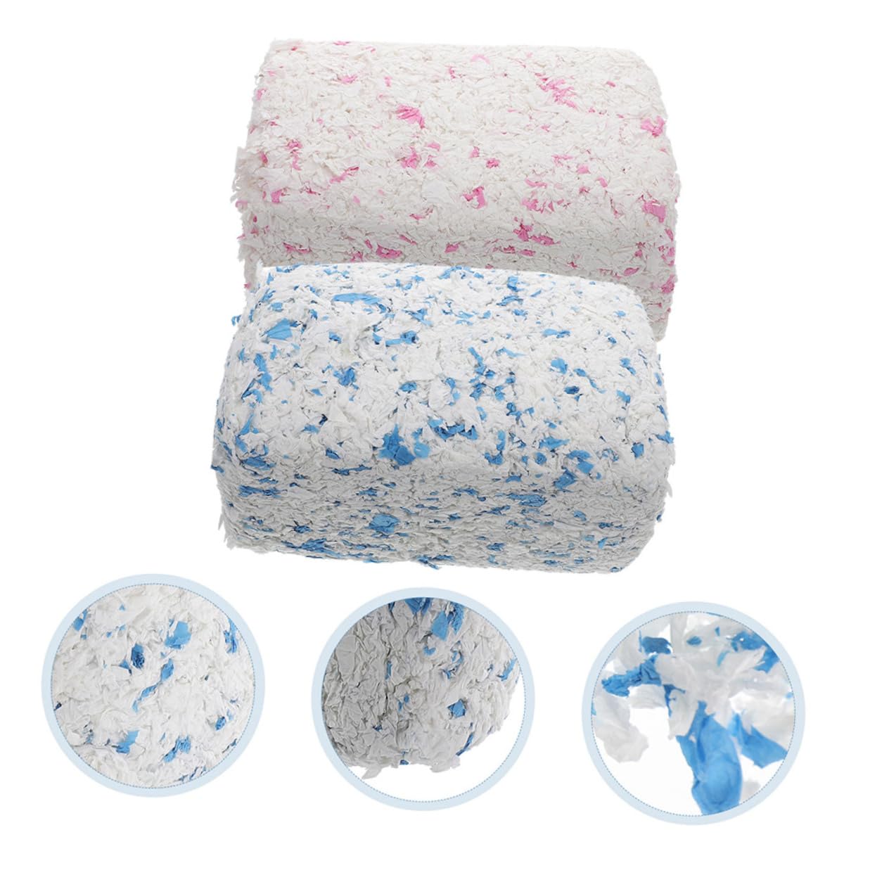 BESPORTBLE 2 Piezas 2 Ropa De Cama para Mascotas Acolchado para Nido De Hámster Suministros para Jaulas De Mascotas Ropa De Cama De Chinchilla Arena para Animales Pequeños Lecho Papel