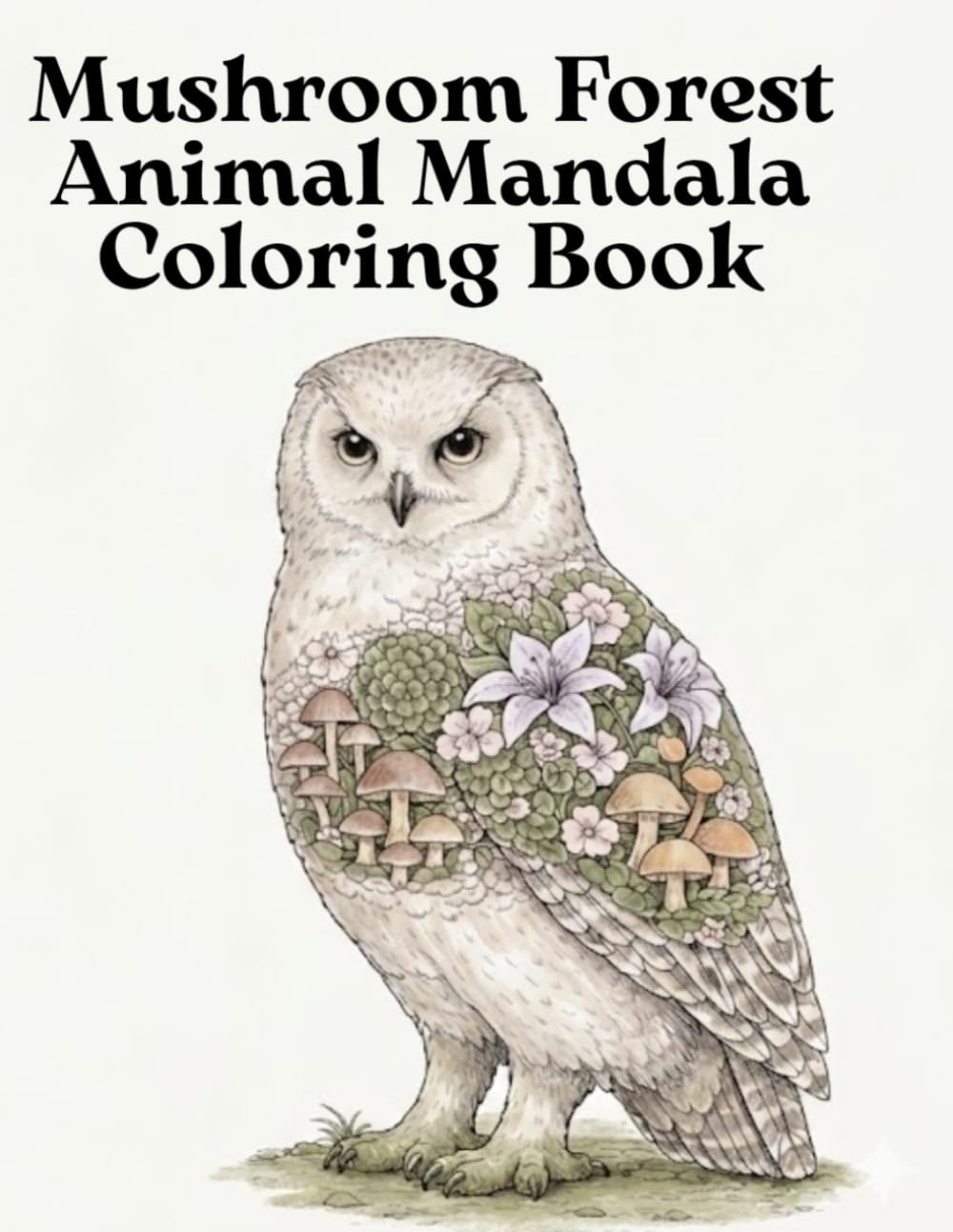 Mushroom Forest Animal Mandala Coloring Book: A Relaxing Adult Coloring Book with Hidden Forest Creatures (Mandala Coloring Series)