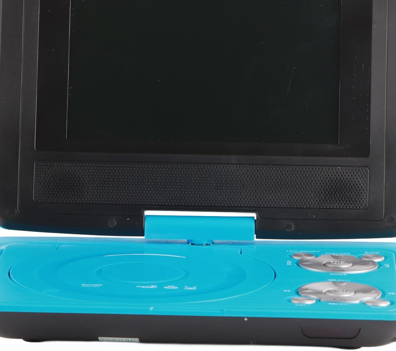 Alvinlite Mobile DVD, 6.8 Inch Portable HD Children's DVD Player Multifunctional Convenient Car TV Player for Car and Outdoor(US Plug 110-240V-BLUE)