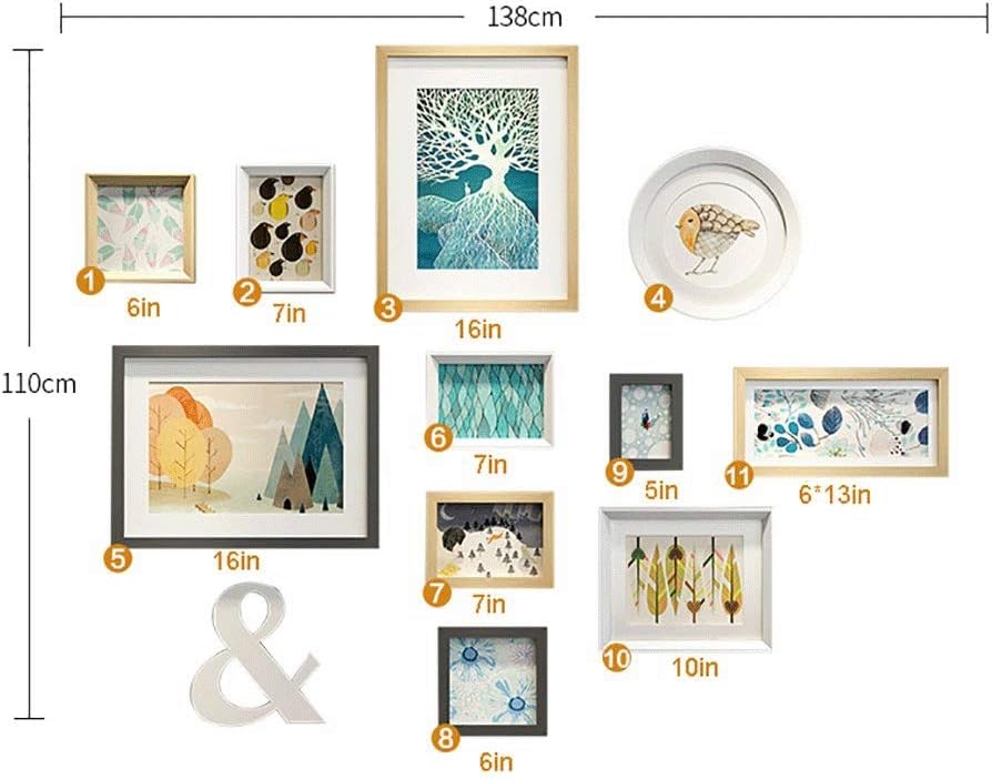 Photo Wall Living Room Decoration Frame Hanging Combination Piece Restaurant