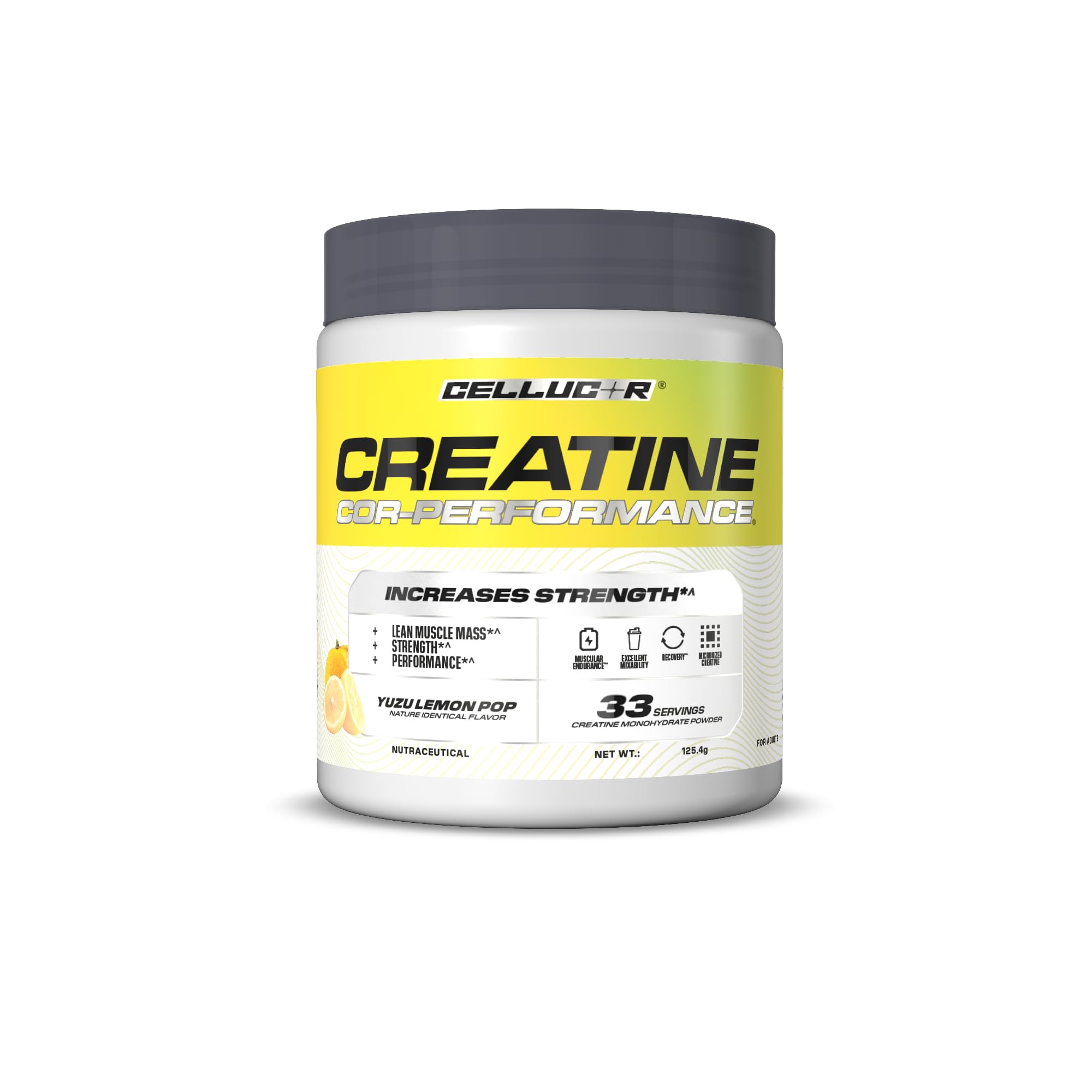 Cellucor Creatine Cor-Performance| Yuzu Lemon Pop | 125g | 33 serves| From the Makers of C4 | Micronized for Rapid absorption | Helps Increase Muscle Strength & Performance-image-8