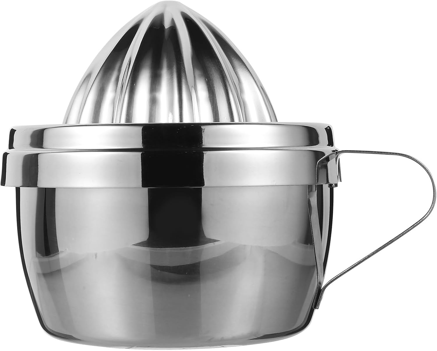 DECHOUS Manual Lemon Squeezer Citrus Juicer Hand Press Stainless Steel Portable Orange Juicer Multi-function for Kitchen and Household Use