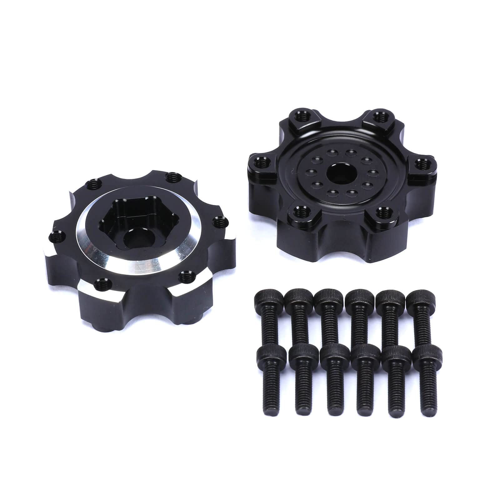 RCAWD Alloy Wheel Hex Adapters 1/10 6x30 to 12mm PRO633700 for Proline Series Wheel Tires Upgrade Parts