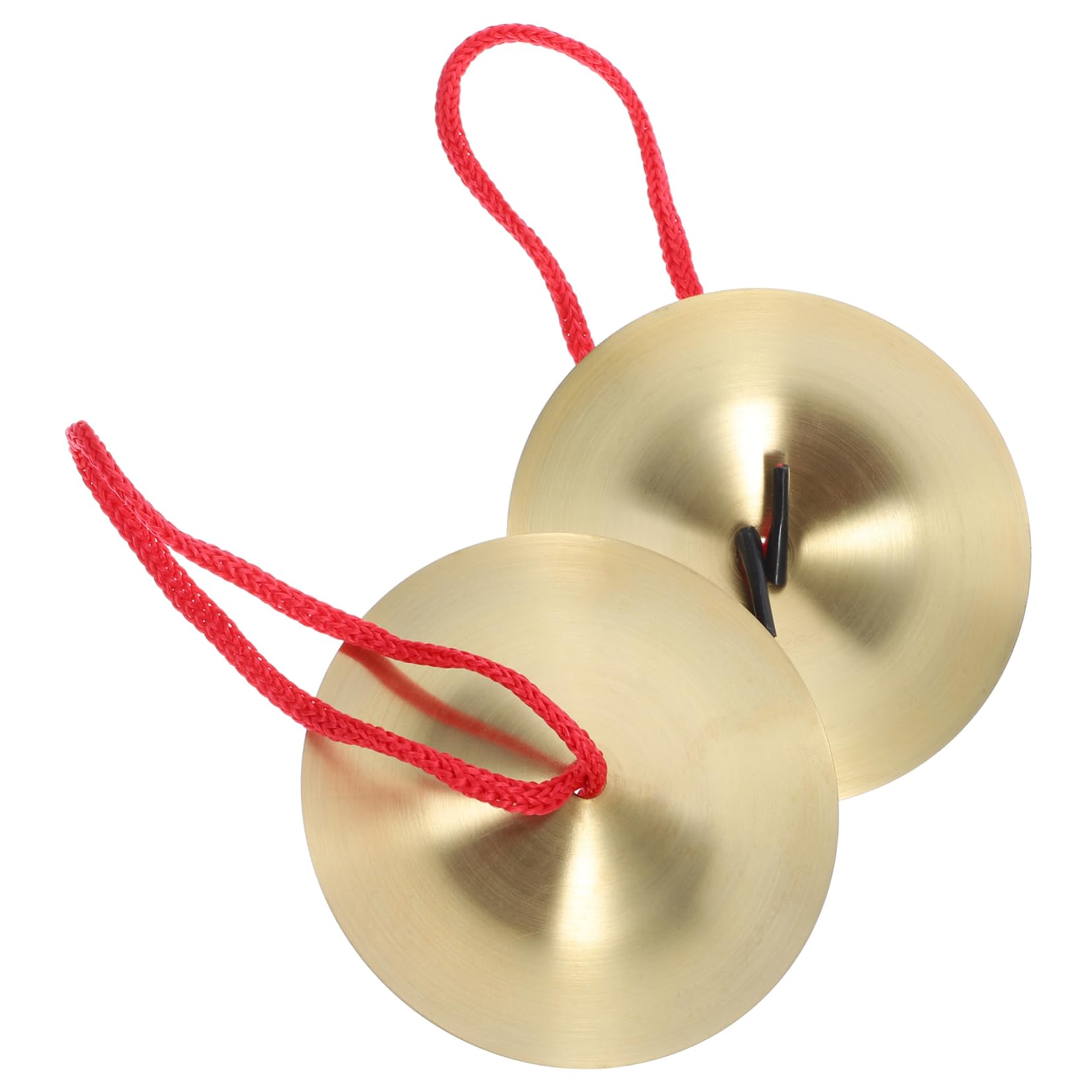 LIOOBO 1 Pair Boys and Girls Mini Cymbals Small Hands Chimes Instrument for Dance Parties Musical Bowl for Toddlers Handles