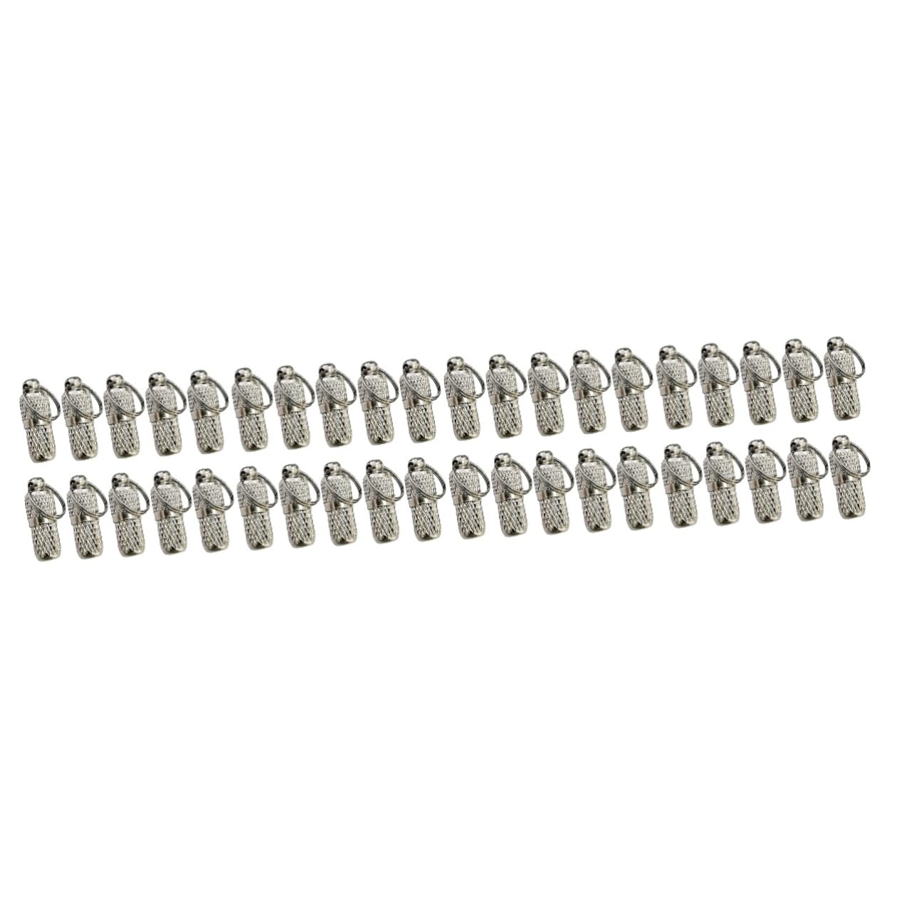 BESPORTBLE 40stücke Teiliges Haustier Wasserdichte Id-tags Für Hunde Und Personalisierbare Adressanhänger Für Sichere Tieridentifikation Langlebiges Silberdesign