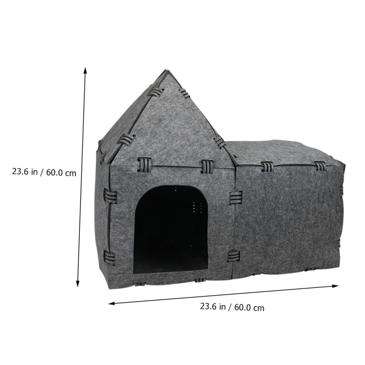 BESPORTBLE Casa para Gatos De Fieltro DIY Túnel para Mascotas Juguete Interactivo Casa Nido para Gatos DIY
