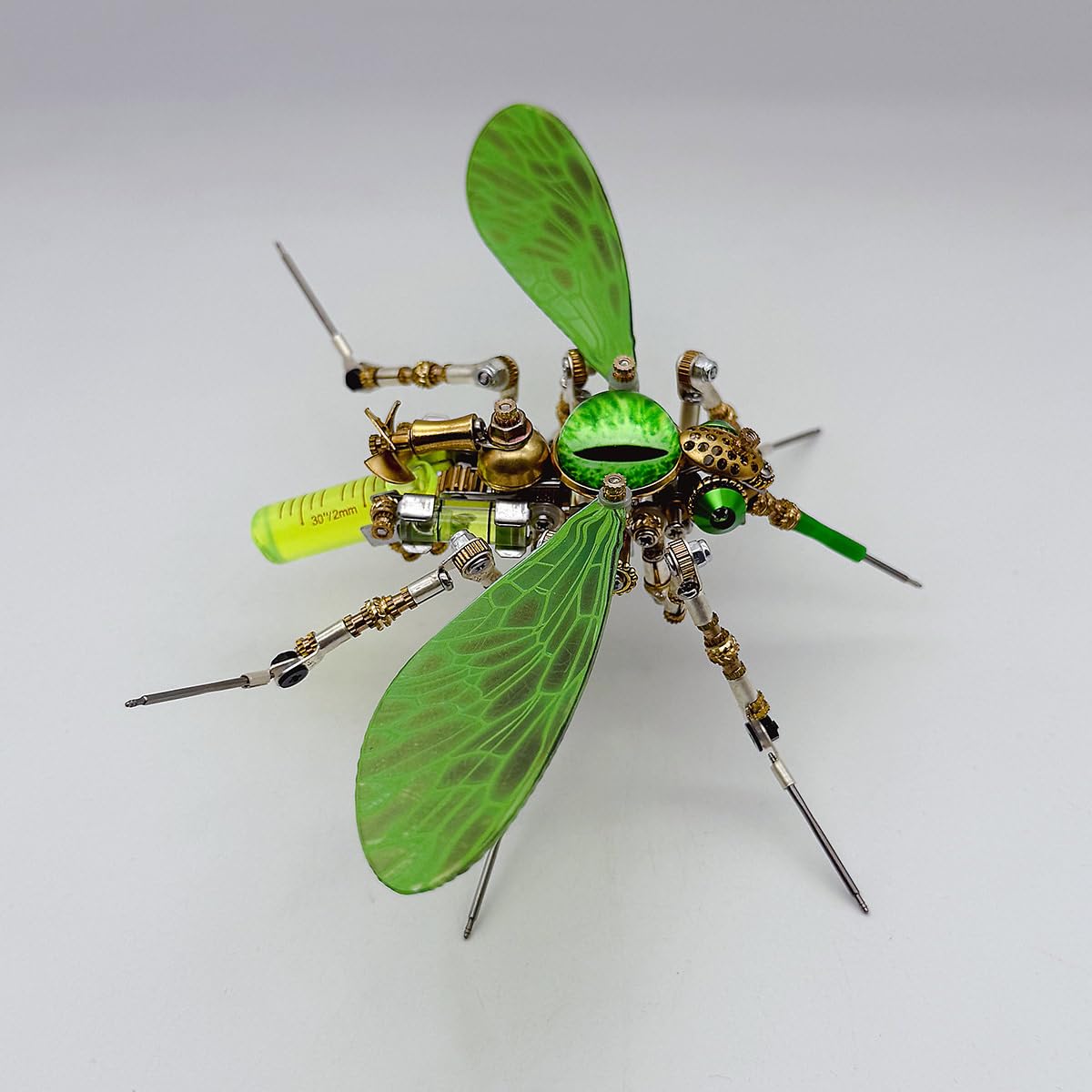 3D metalowe zestawy modeli komarów, puzzle dla dorosłych, steampunk, 3D, DIY, metalowy montaż, mechaniczne puzzle owadów, kreatywne dla dorosłych, 320 szt. +