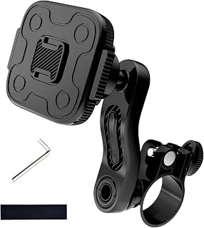 Motorcycle Magnetic Mobile Phone Holder, Magnetic Cell Phone Holder for Motorcycle, Bike Handlebar Navigation Holder | Anti-Vibration Bicycle Mobile Phone Holder for Mountain Bikes and Cycling