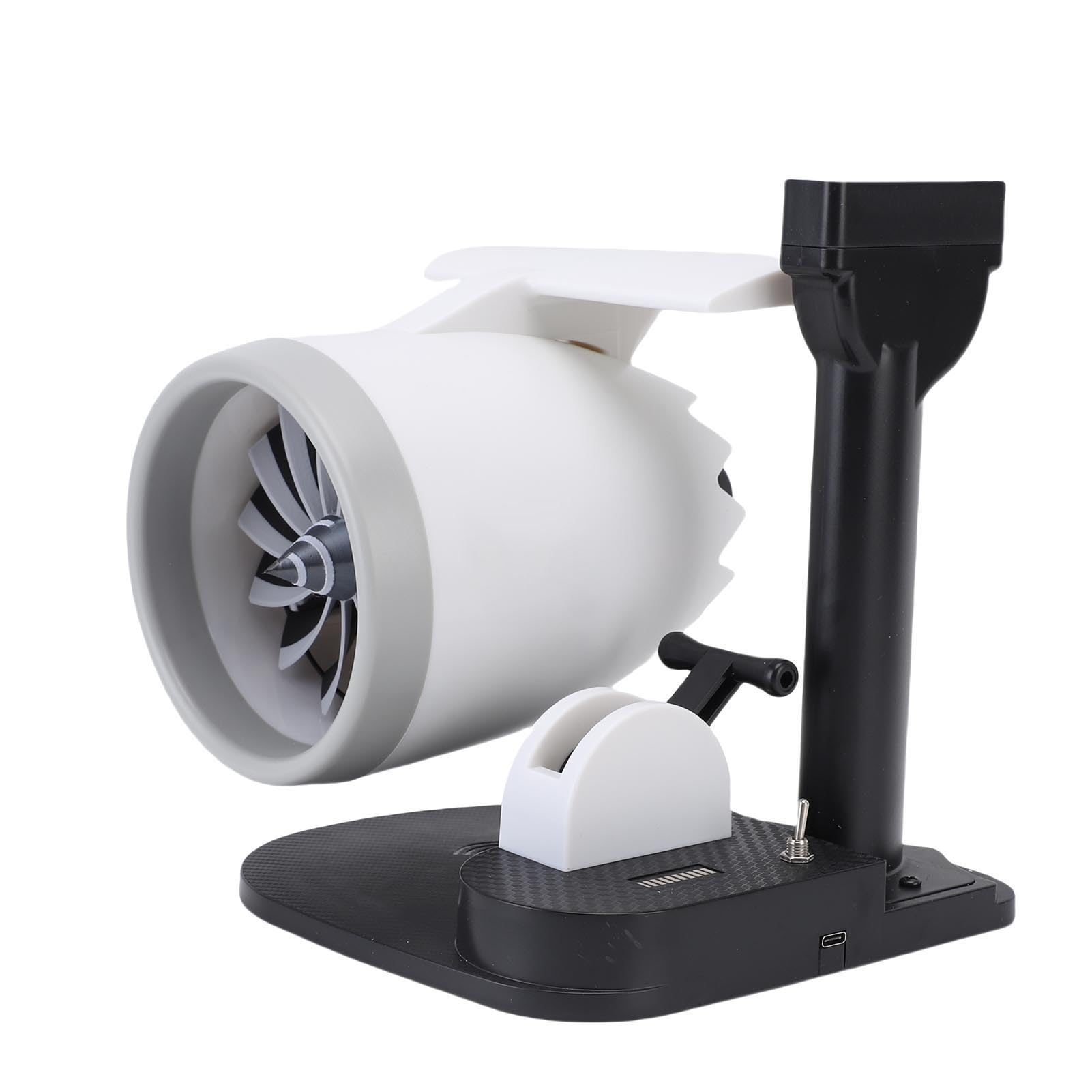 GOWENIC Ventilador de Escritorio Definitivo con Humidificador 3 en 1, Ventilador con Forma de Motor de Velocidad Ajustable de 4000 Rpm para Escritorio de Oficina, Ideal para Uso en el Hogar y la