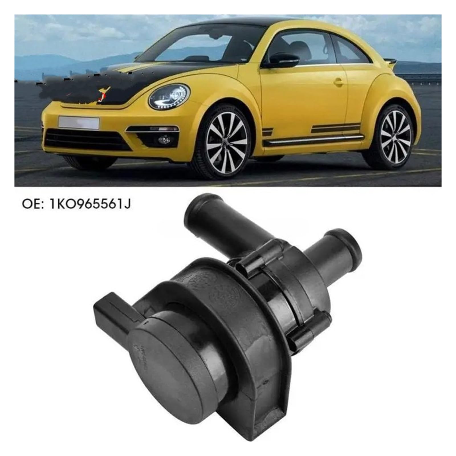 Bomba Agua Auxiliar Bomba Agua Refrigeración 1K0965561J Coche Auxiliar Eléctrico Adicional 12V Para VW Para Passat Para Jetta Para Golf Para CC
