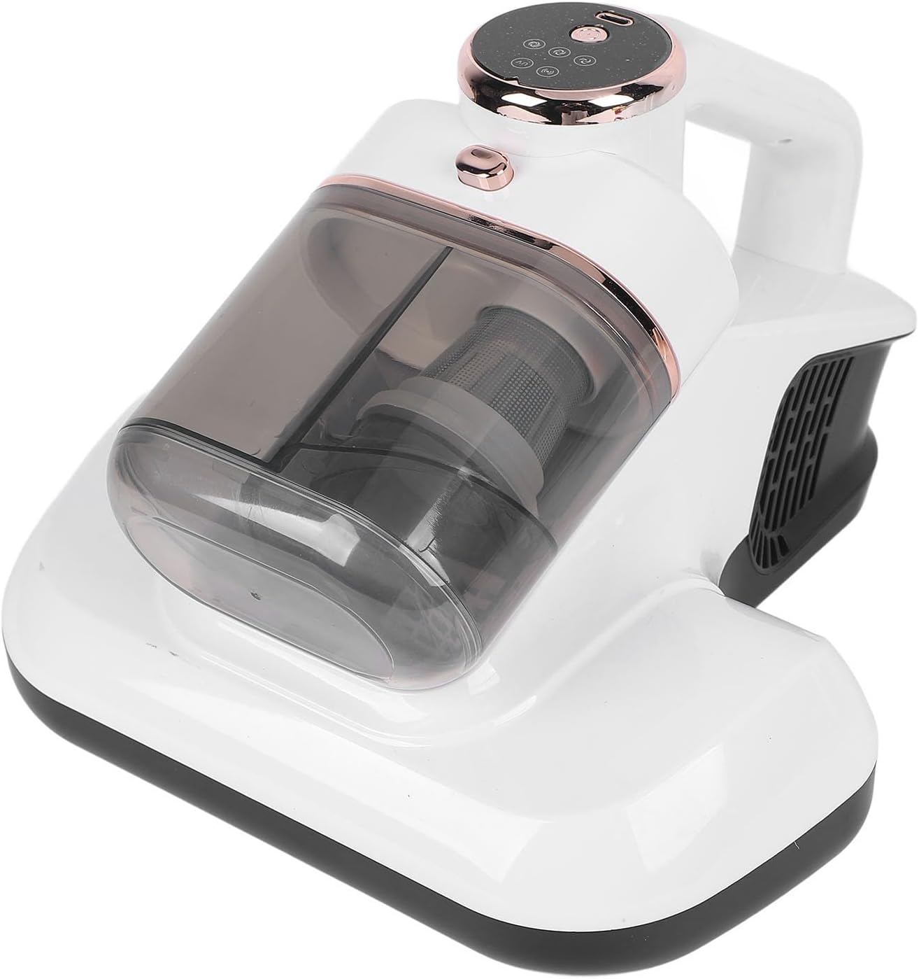 Asixxsix Mattress Vacuum Cleaner, 10000Pa Strong Suction Handheld Bed Cleaner with 253.7nm Light, 600W Cordless Vacuum Cleaner with 400ml Dustbin for Pillow Sheet Sofa Crib Plush Toy