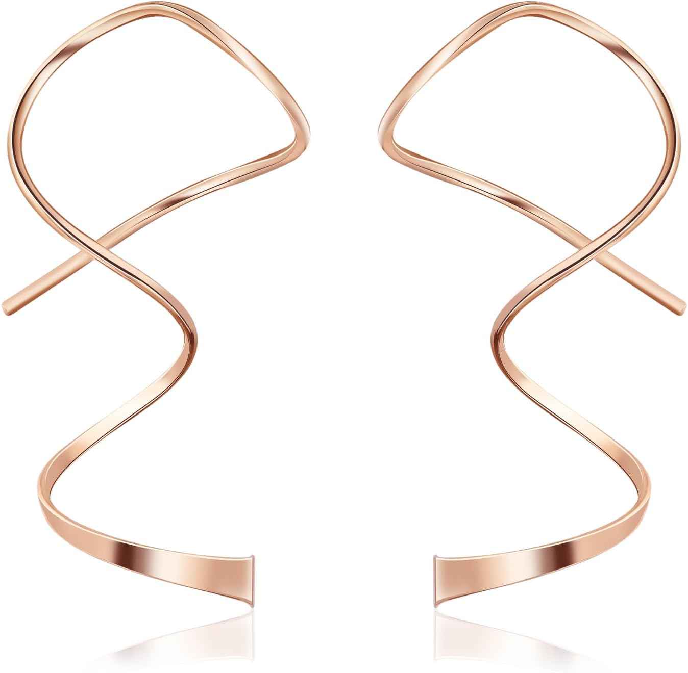 Short Spiral Earrings