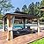 YOLENY 13' x 15' Wood Gazebo, Spruce Frame Outdoor Hardtop Gazebo with Metal Roof, Privacy Curtains and Nettings for Patio, Garden, Backyard