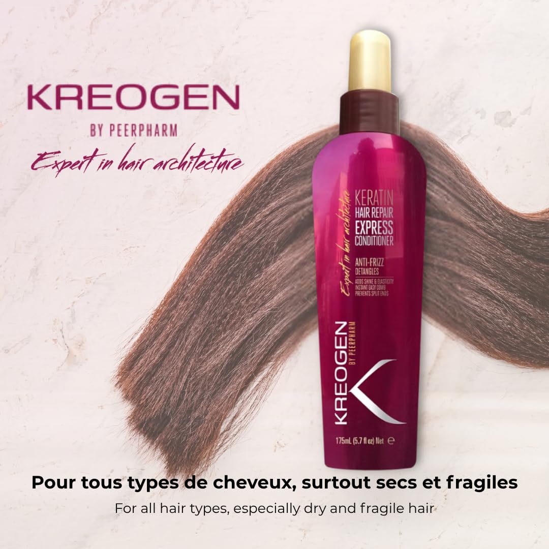 Arganicare | Collagen Leave-in Conditioner | Pflege für feines, brüchiges & geschädigtes Haar | Fülle & Glanz | Ohne Ausspülen | 400 ml