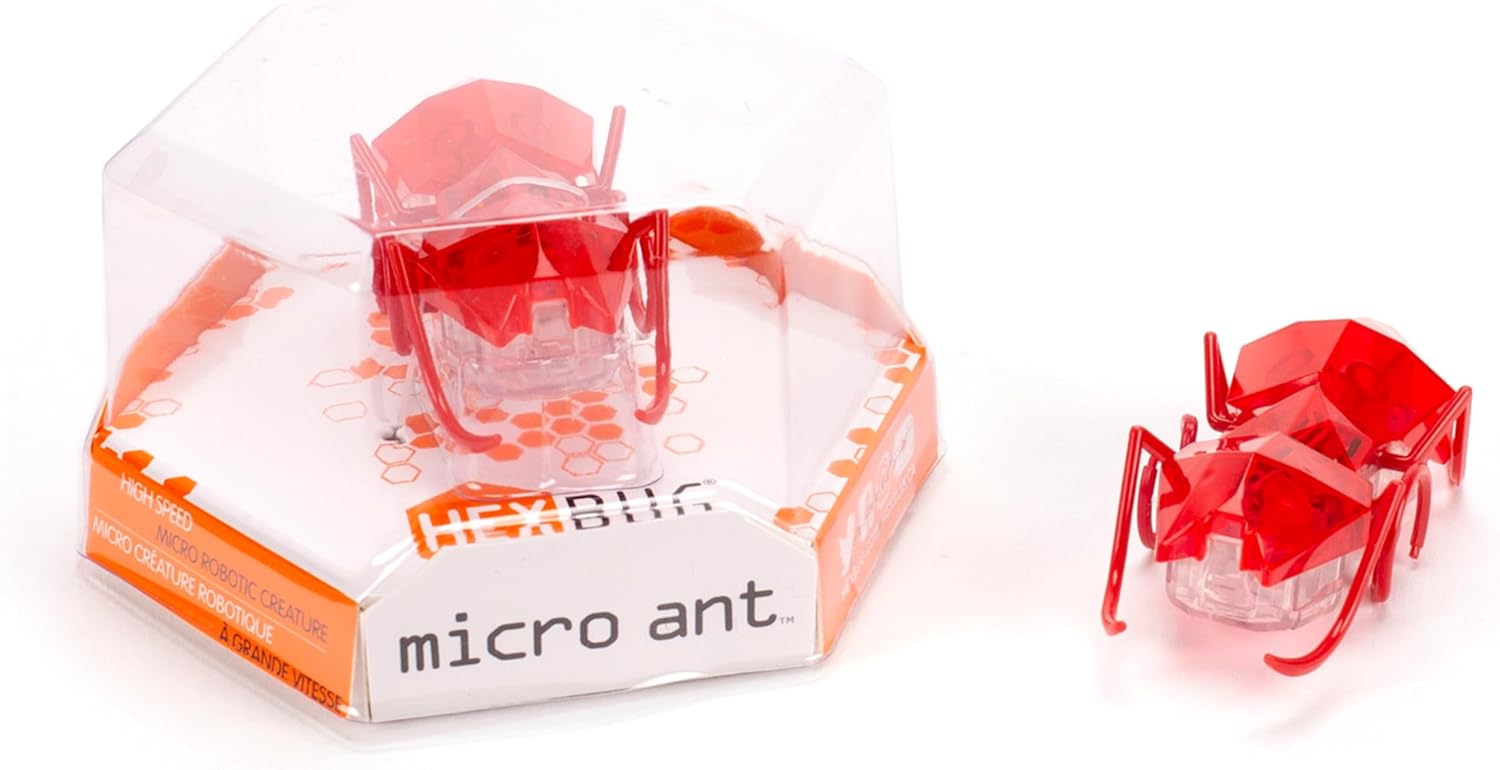 HEXBUG Micro Ant - Electronic Autonomous Robotic Pet - High Speed Robot - Toy for Kids Ages 8 and Up - Colors May Vary
