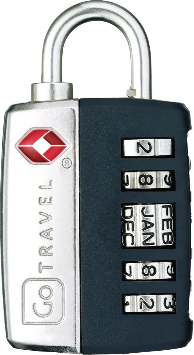 Go Travel- My Date Luggage Combination Padlock - (Ref 354.101)