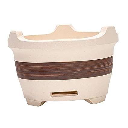 CLUB BOLLYWOOD Clay Charcoal Stove Burning Durable Barbecue Stove for Patio Backyard Travel S | Yard, Garden & Outdoor Living | Outdoor Cooking & Eating |Home & Garden |1 Charcoal Stove