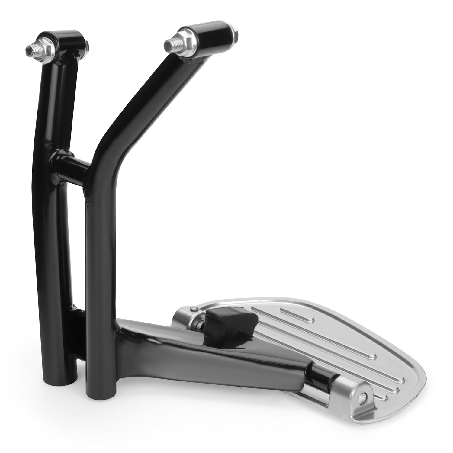 Haran Ladies Footrest Stand Compatible For Ola S1 & S1 Pro (Black) (Updated Heavy Duty Iron Rod Flat Handle) 1
