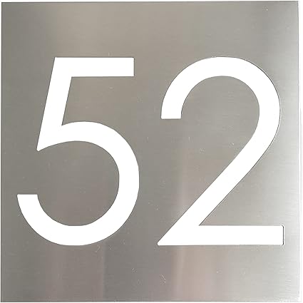 NUMERO CIVICO 2 IN ACCIAIO INOX - Foto 10