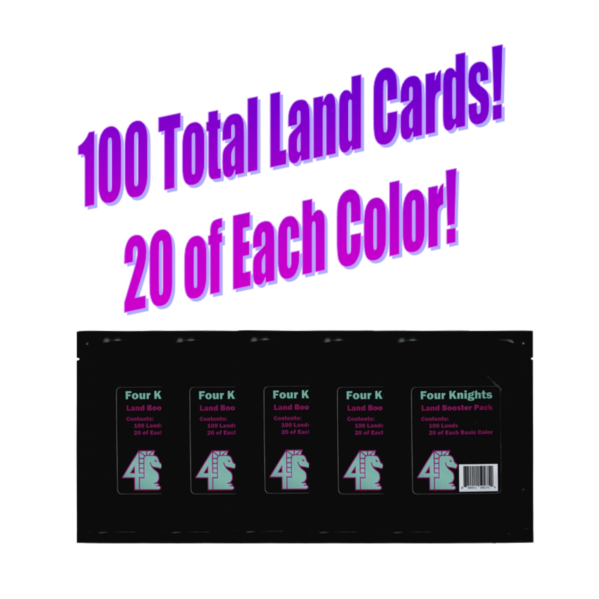 Tarkir Dragonstorm Mtg 100 FOIL Basic Lands MTG Bundle - 20 Of Each