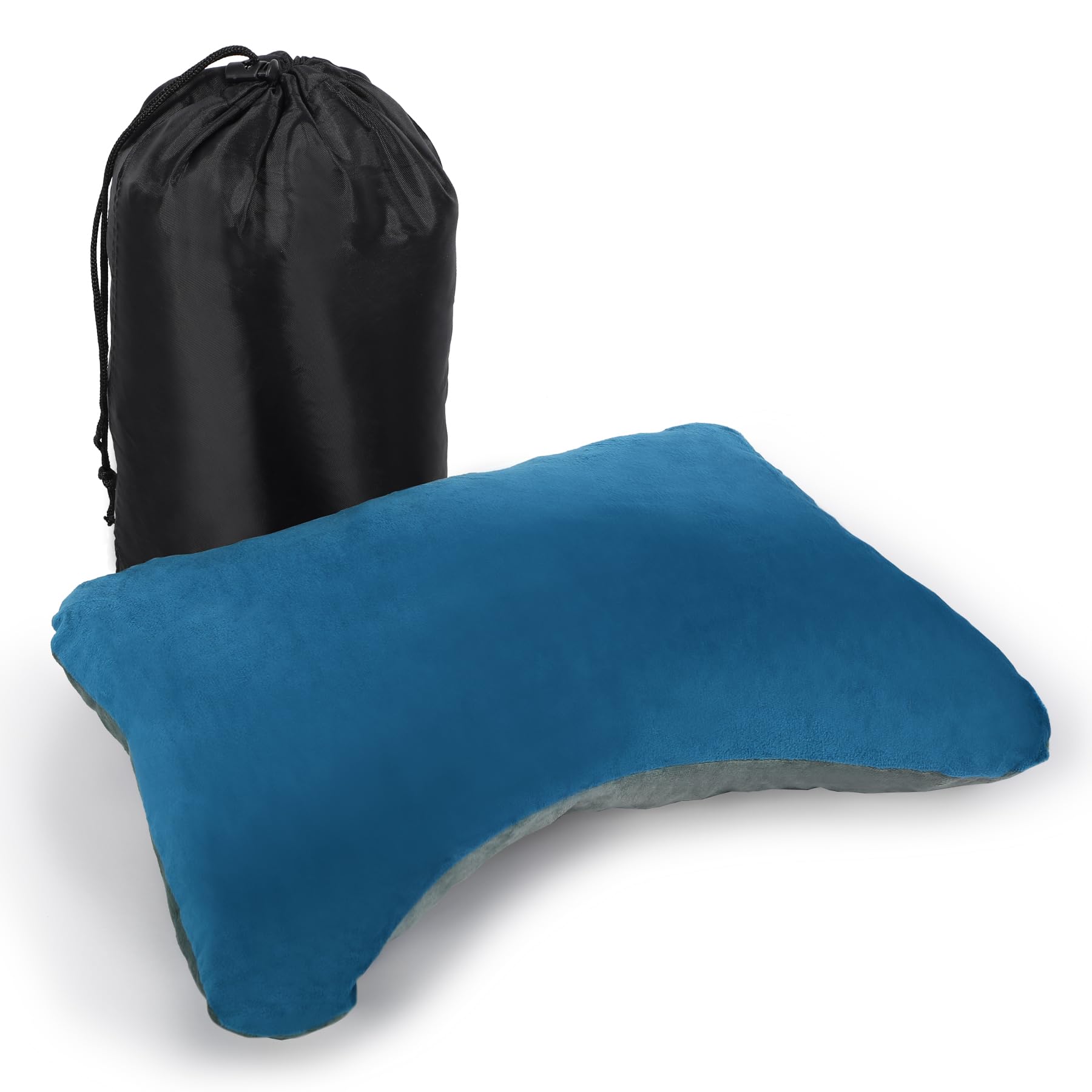 REDCAMP Memory Foam Camping Pillow, Lightweight Small Confortable Travel Pillow with Removable Pillow Cover, Easy to Clean