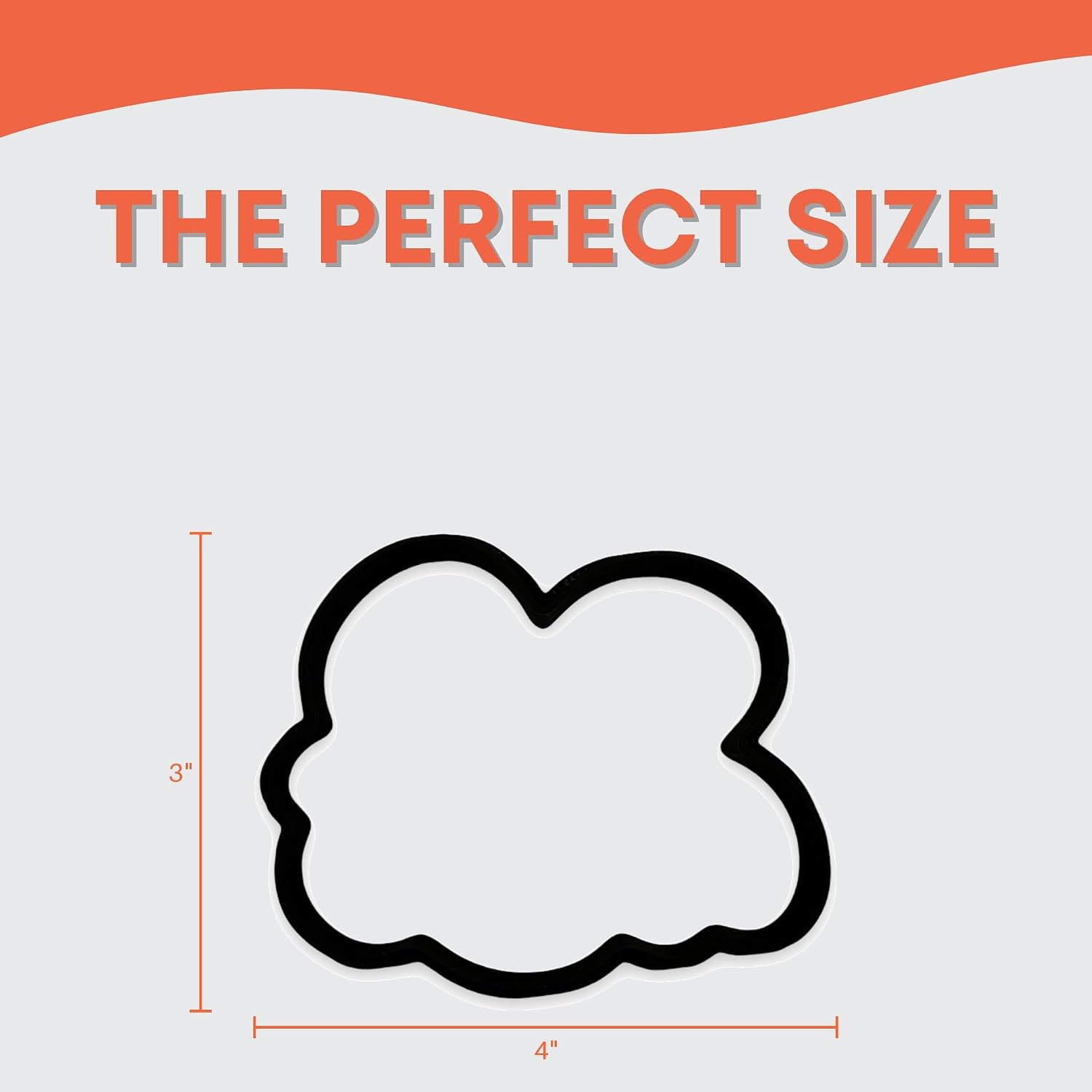 Popcorn Cookie Cutter with Easy Push Design image 2