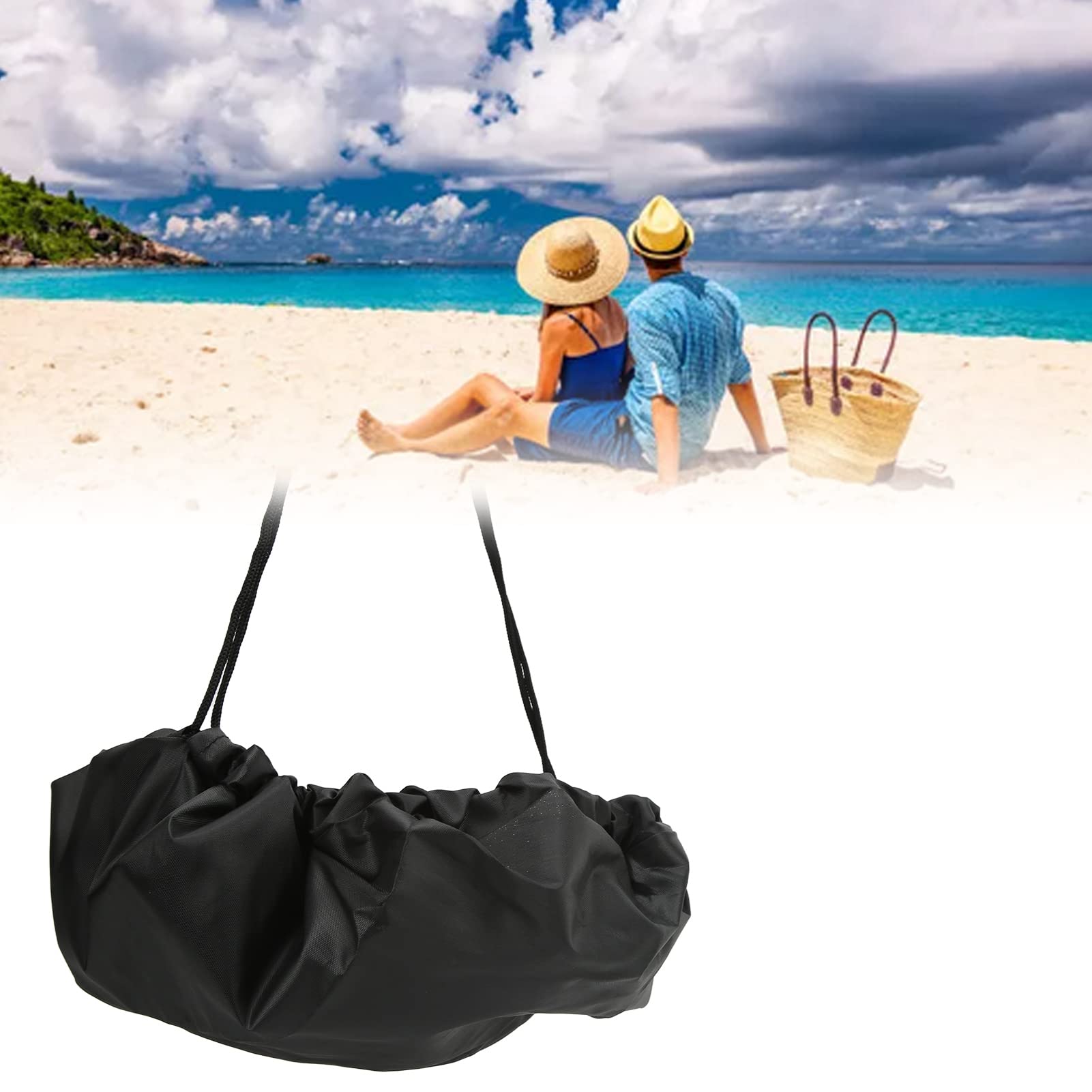 Borsa Impermeabile Per Costumi Bagnati E Pannolini - 26x32 Cm - Fantasia Foglie Di Palma