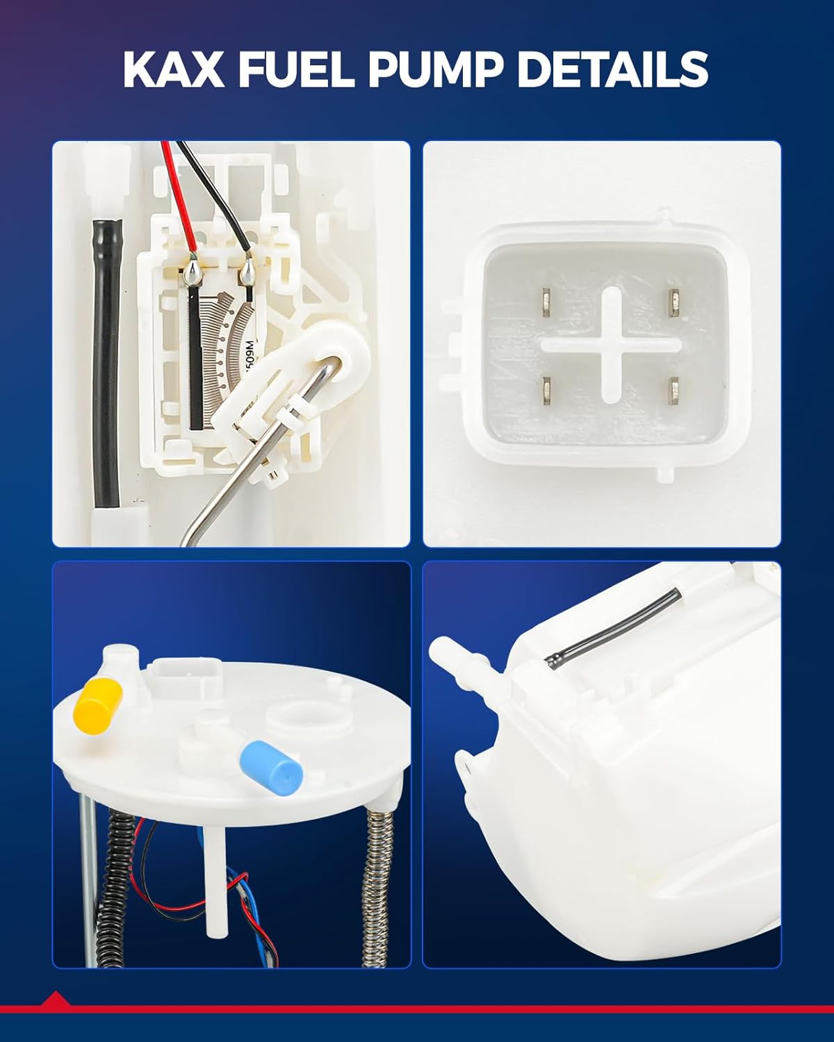 KAX Electric Fuel Pump Module Assembly Compatible with 2006-2008 Suzuki Grand Vitara, FG1160
