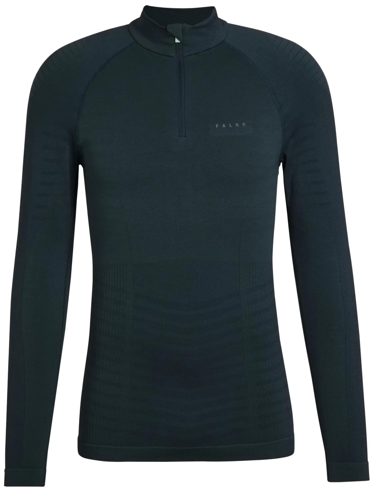 Falke Maximum Warm High Zip Neck M L/S Sh Filo Funzionale Asciugatura Rapida Maglia Uomo (Pacco da 1)