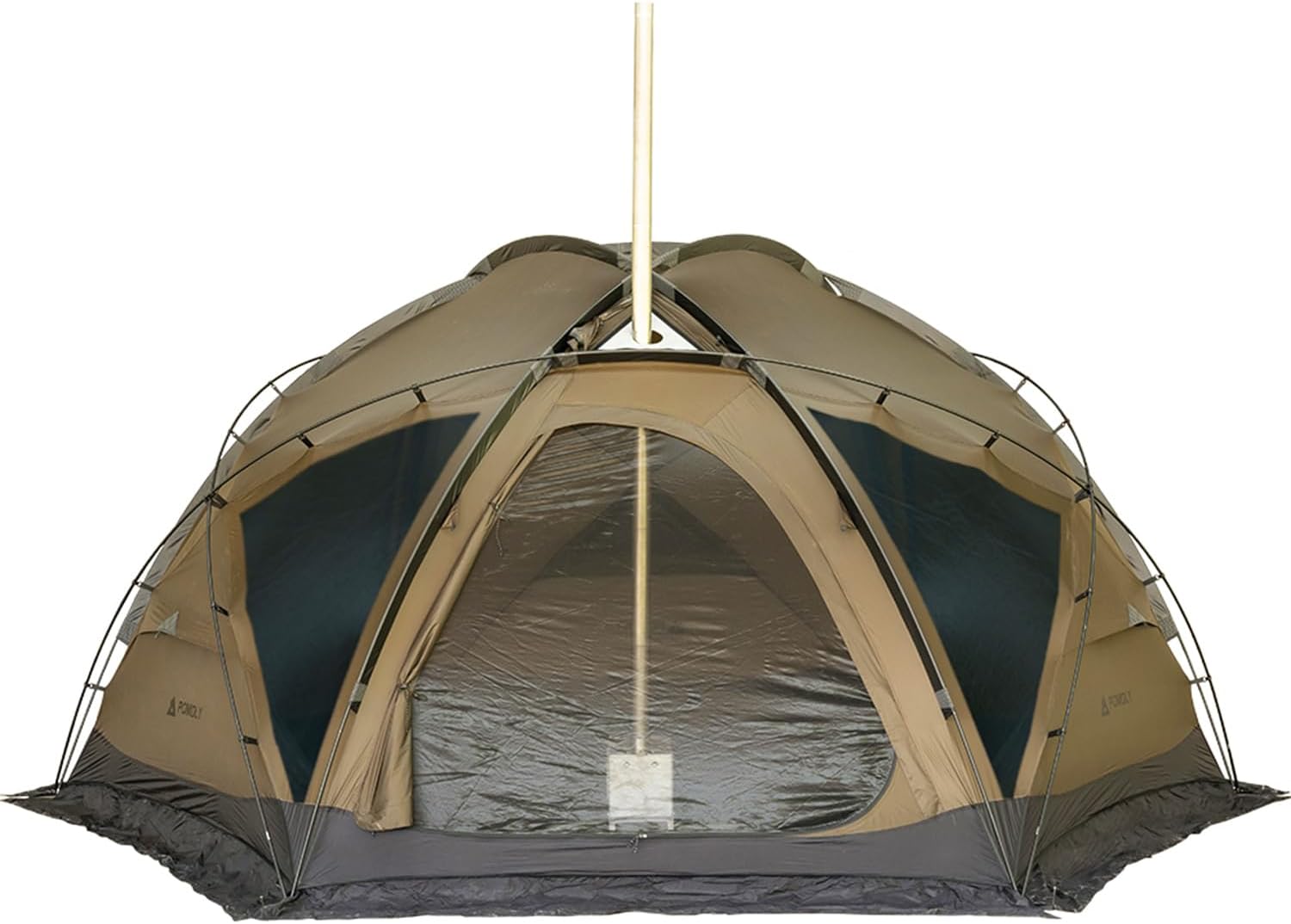 POMOLY Dome Tent Camping Hot Tent, Dome X6 Pro 4 Season Freestanding Tent for 2-4 Person Backpacking, Hiking, Hunting