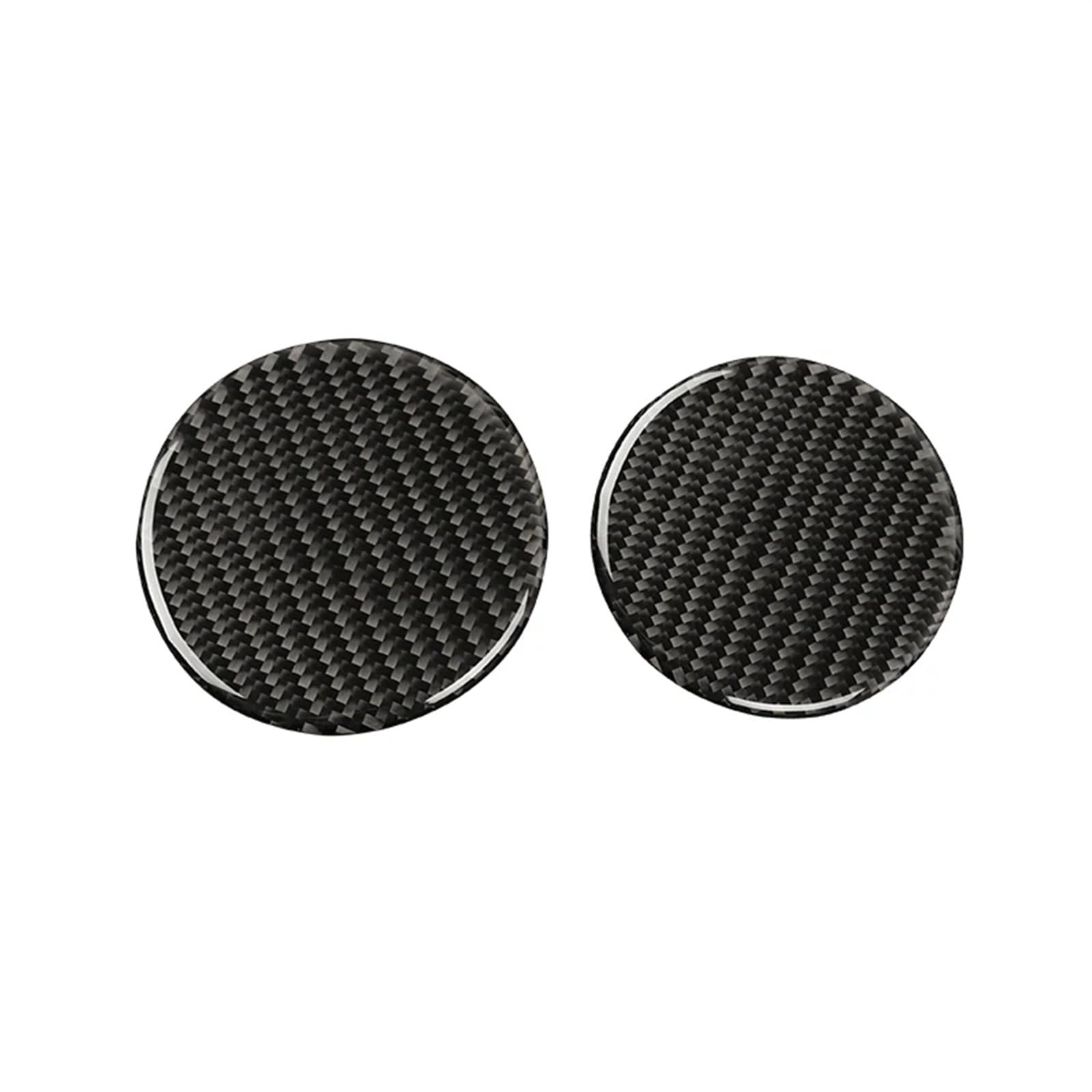 Car Trim Interior for for Mustang GT 2015-2021 Carbon Fiber Interior Auto Water Cup Slot Gasket Trim Cover Sticker Decal Decor(Black)