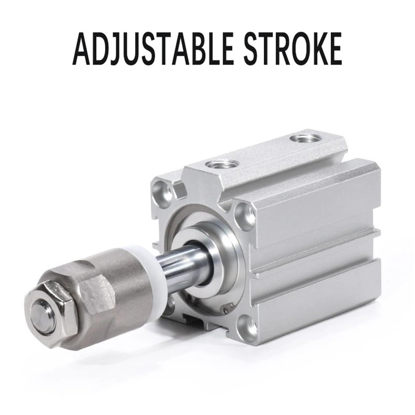 1 pcs SDAJ20/25/32/40mm Alésage Double Effet Piston Outils En Alliage D'aluminium Course Réglable Compact Mince Vérin Pneumatique(Without Magnet 40-30,Bore 32mm)
