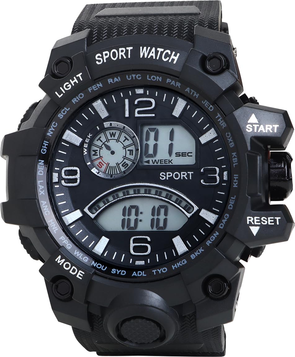 Men Sport Digital Multi Function Working Durable Hybrid (B0D3DVBNKR) Amazon Price History, Amazon Price Tracker