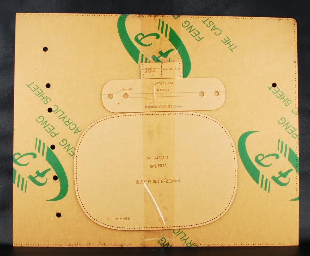 Bag Acrylic Template Leather Pattern Acrylic Leather Pattern Leather Templates for Bag