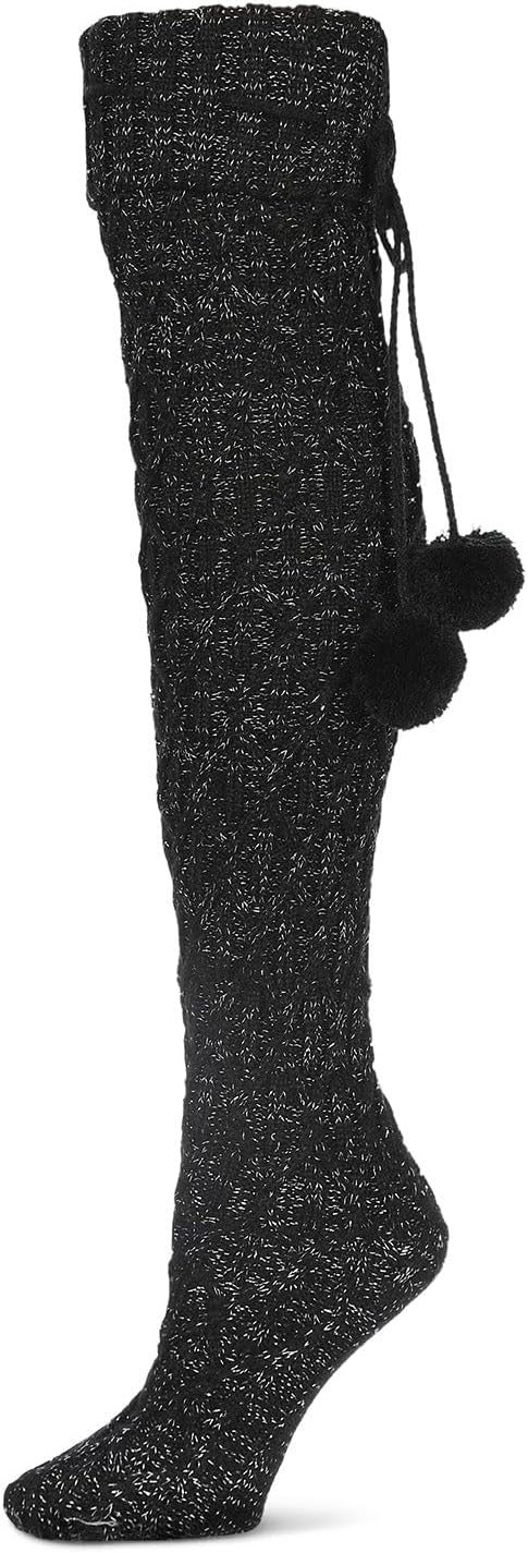 Women's Interdiamond Chunky Knit Over The Knee Warm Sock