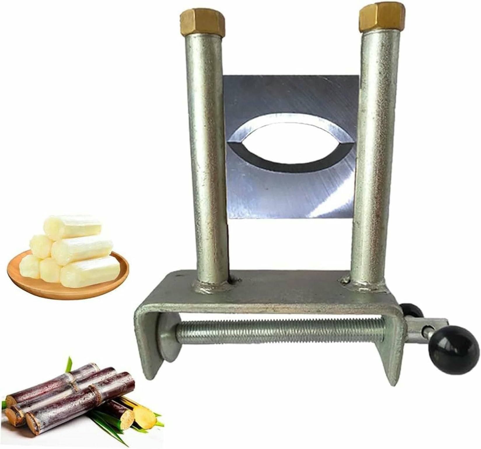 Commercial Sugarcane Peeler, Manual Sugarcane Scraping Machine, with Spring and Replacement Blade,for Supermarkets