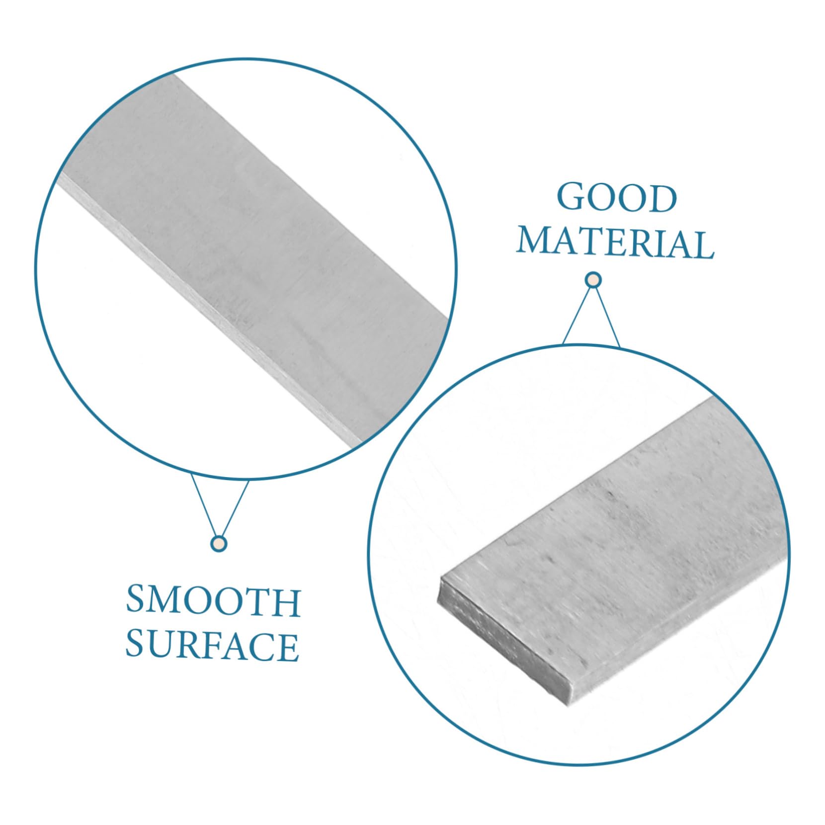 VILLFUL High Speed Steel Strip White Steel Bar for Knife Making Metal Strip Flat Bar DIY Craft