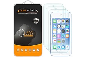 Supershieldz 3-Pack Tempered Glass Screen Protector for Apple iPod Touch (7th Gen,...