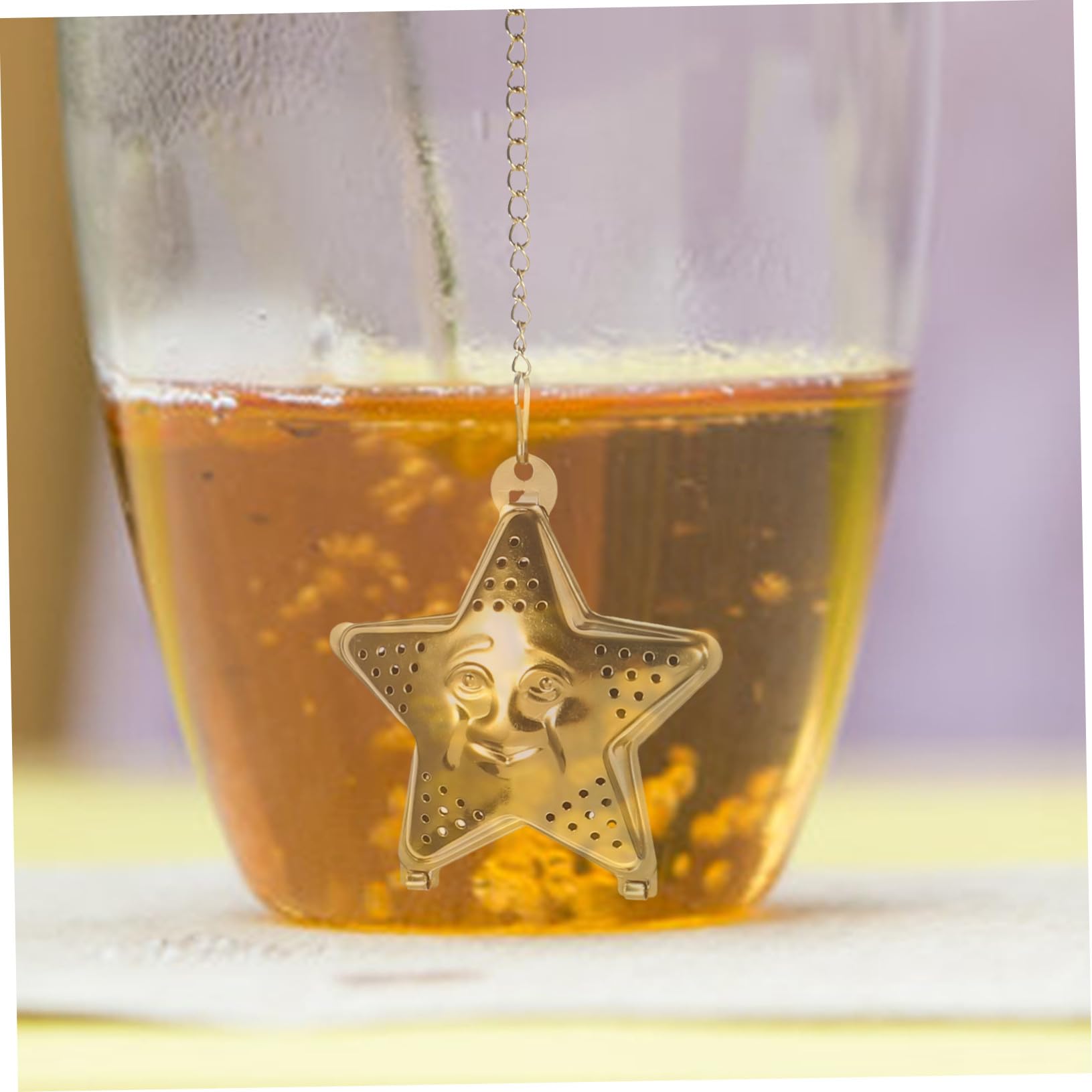 2 Pièces Infuseur à Acier Inoxydable Passoire Pratique Filtre Alimentaire Réutilisable Design Unique pour Infuser de Thé