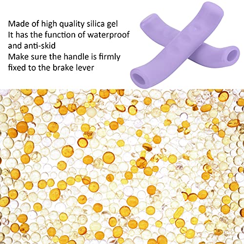 Copri Leva Freno Bici In Silicone - 1 Paio Per Manubrio, Antiscivolo E Comfort (Nero) - Foto 9