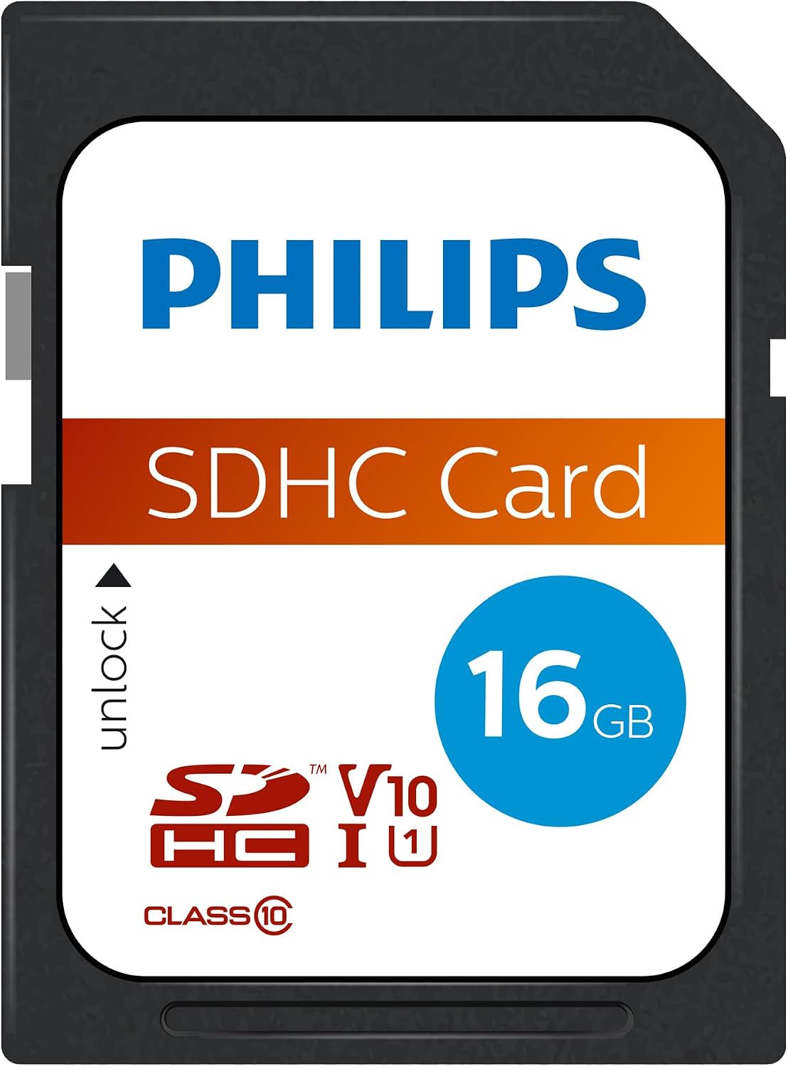 Philips SD C10, 16GB SDHC Memory Card