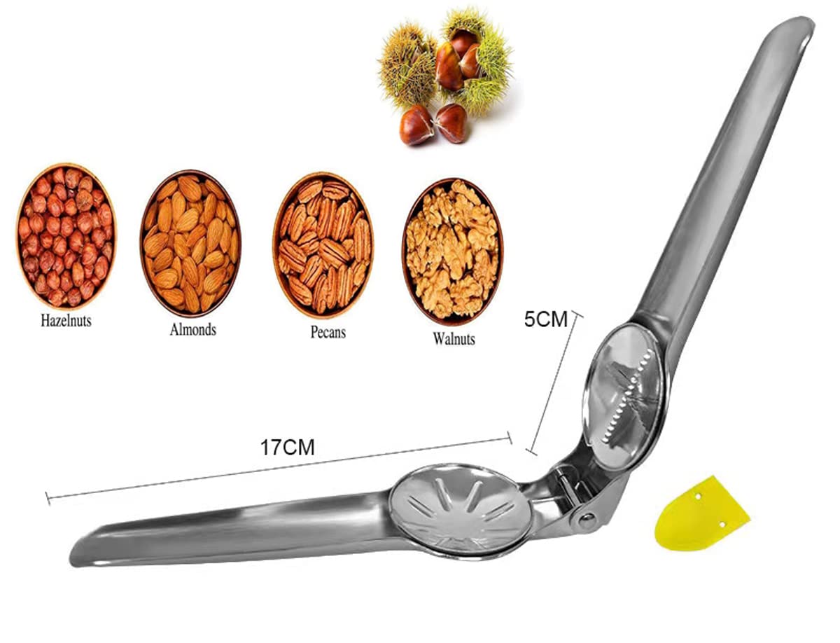 LATRAT Taglia Castagne In Acciaio Pinza Per Castagne Clip Per Castagne - 4